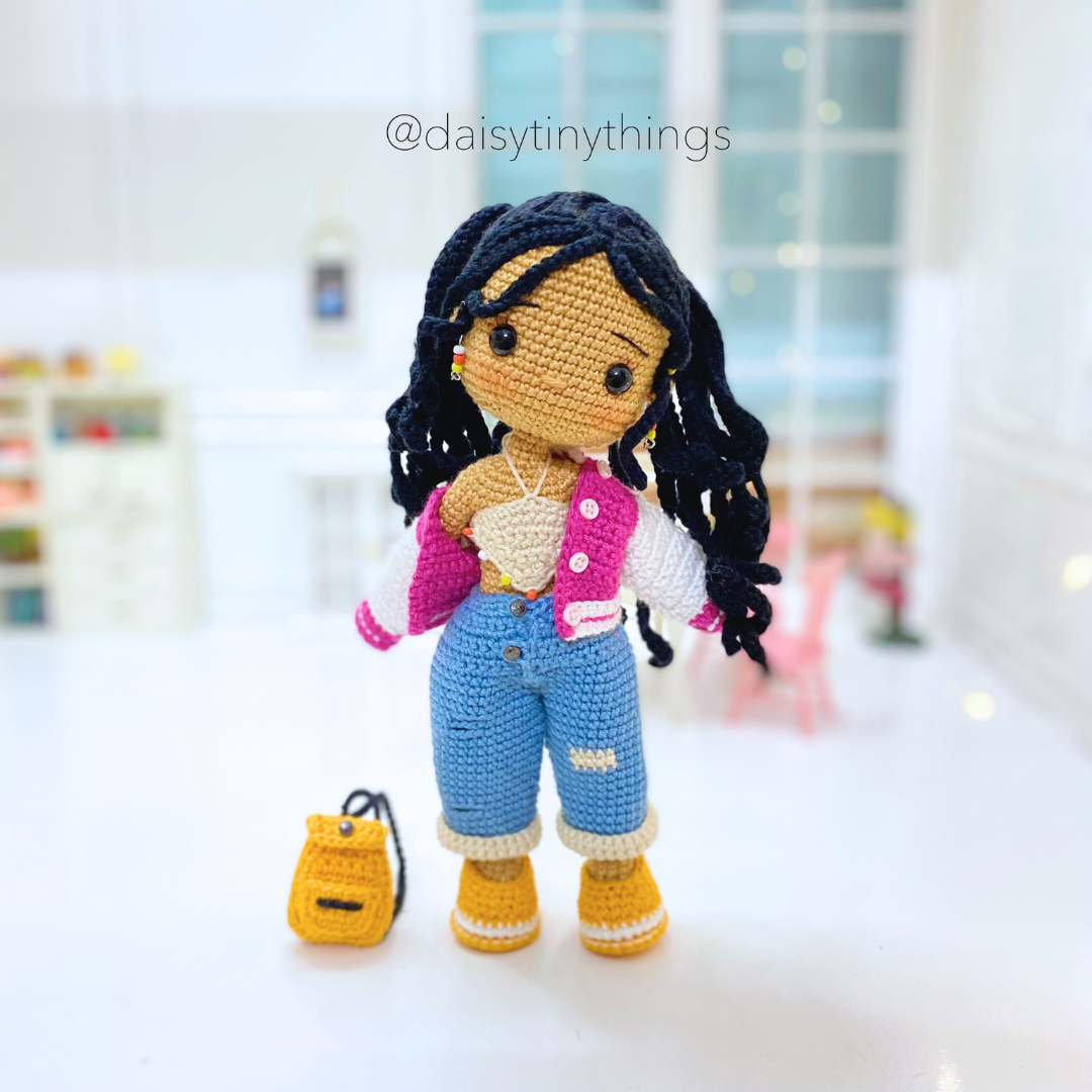 Camellia doll pattern (US term)