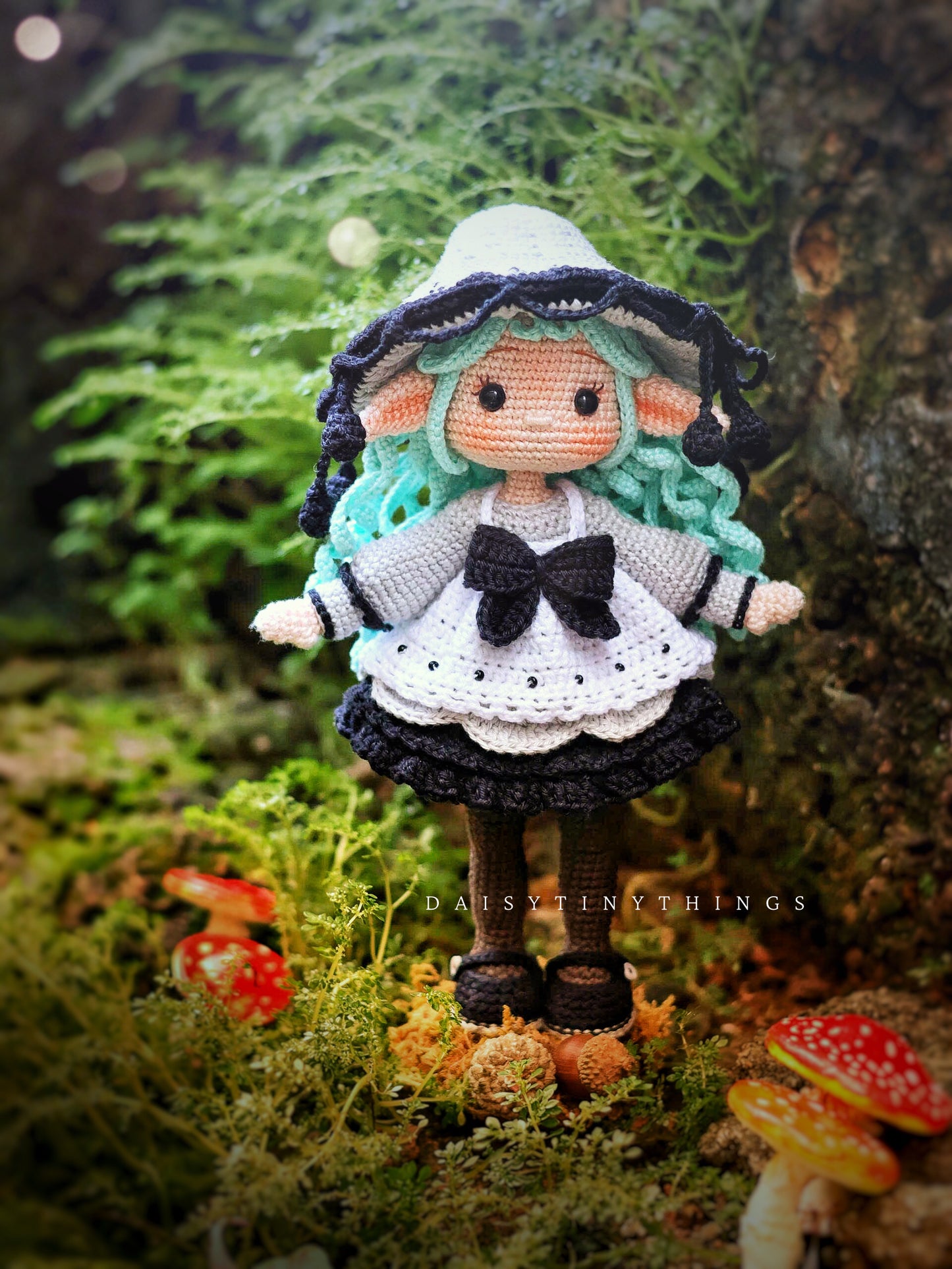 Ophelia Inky Mushroom doll