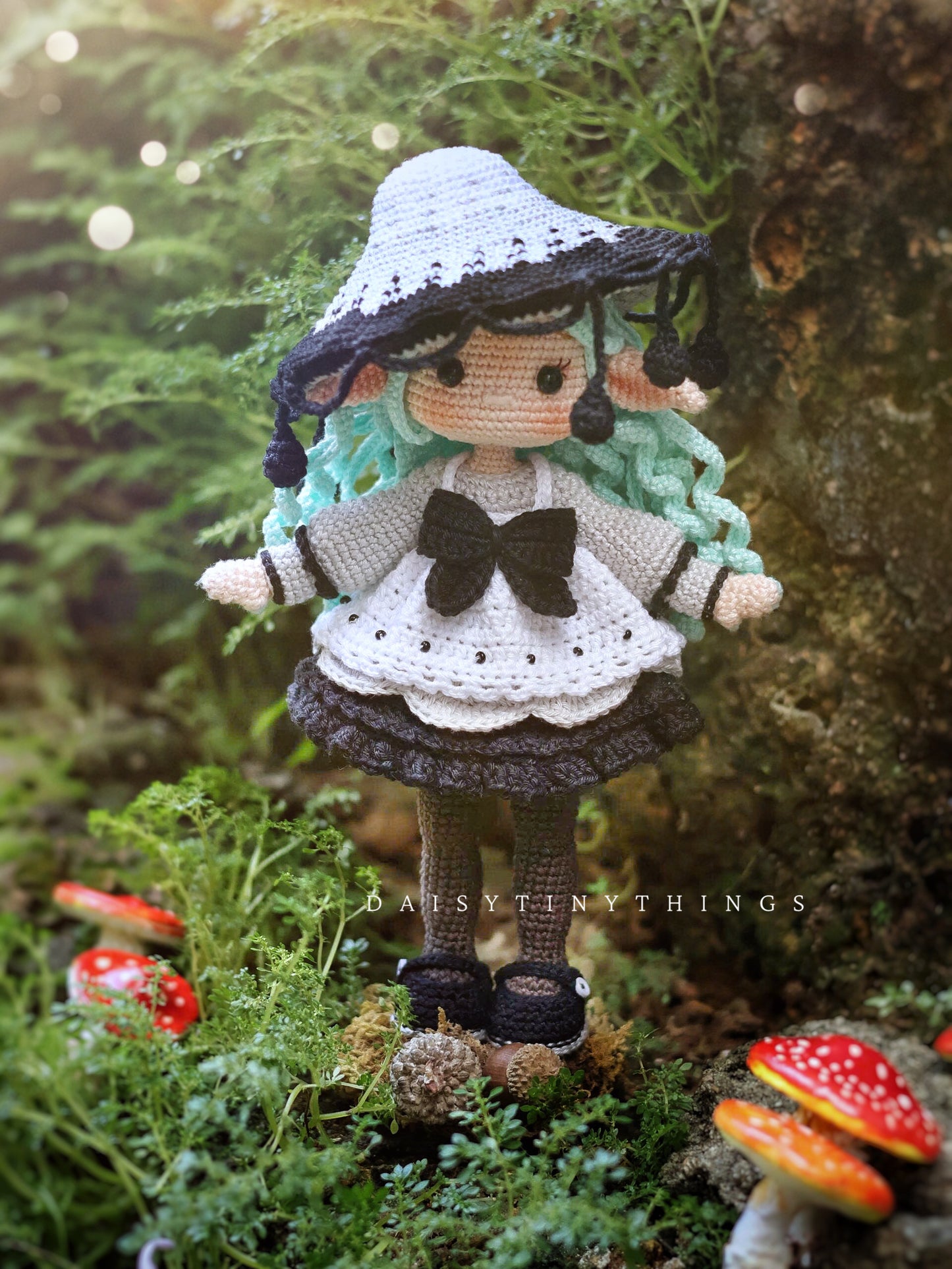 Ophelia Inky Mushroom doll