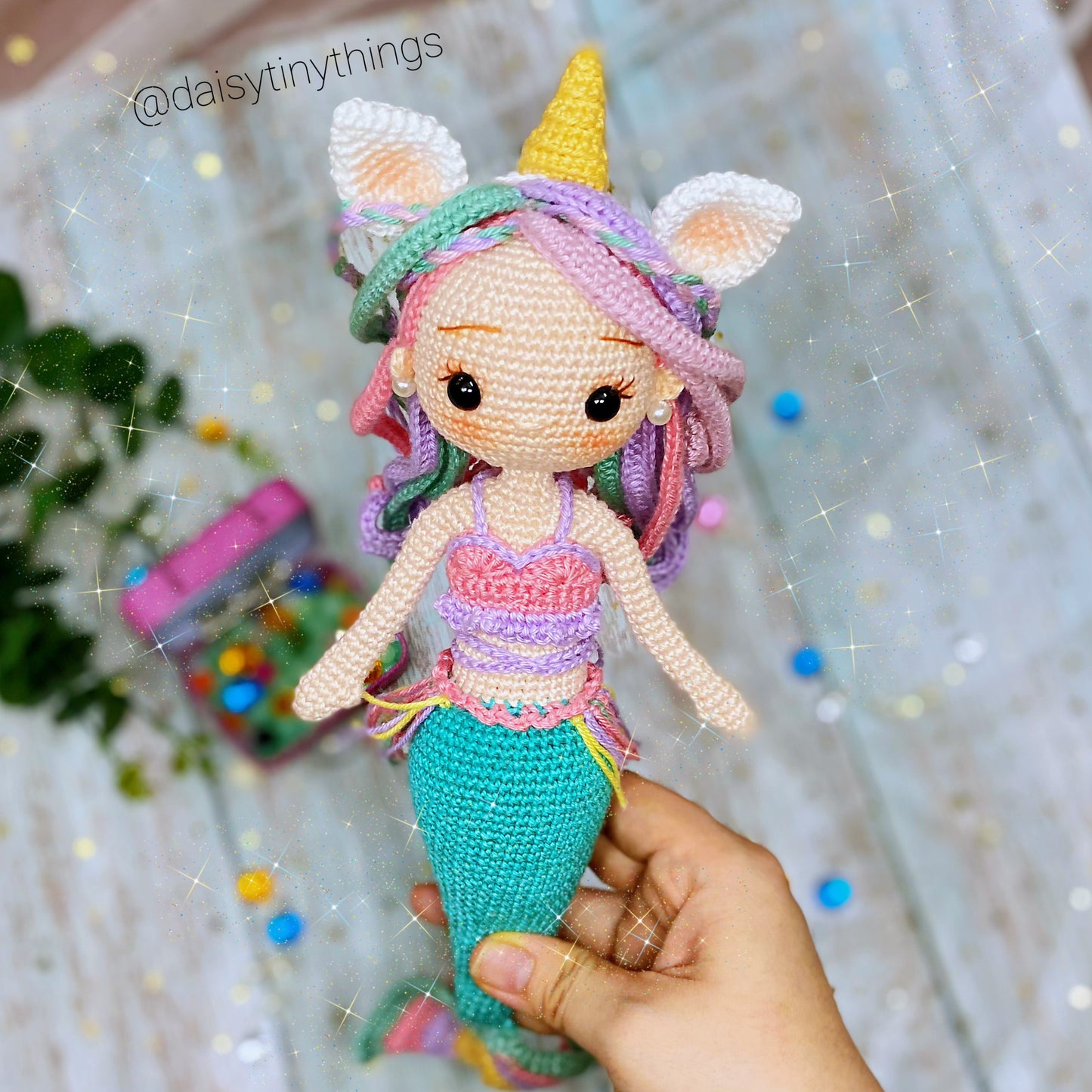 Rosie the Mermaid Unicorn doll