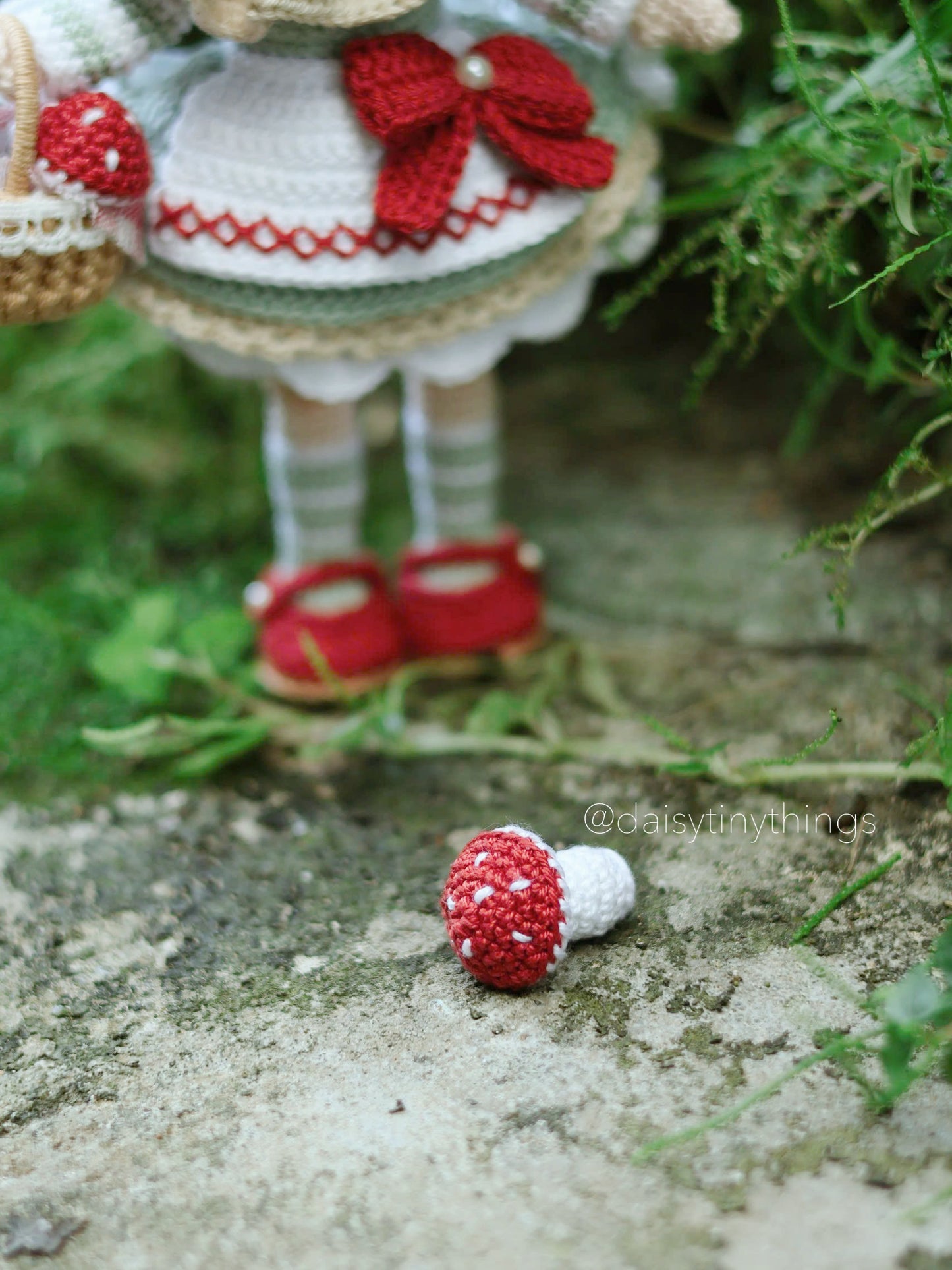 Alicia Mushroom doll pattern