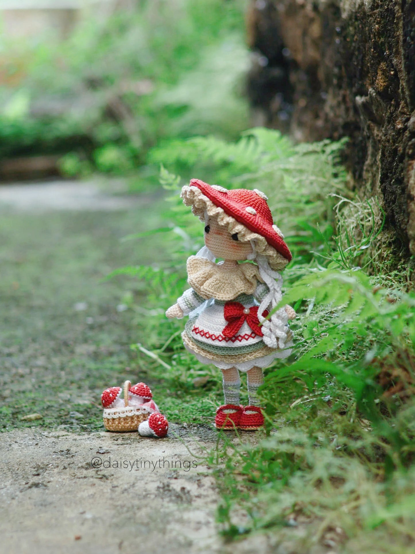 Alicia Mushroom doll pattern