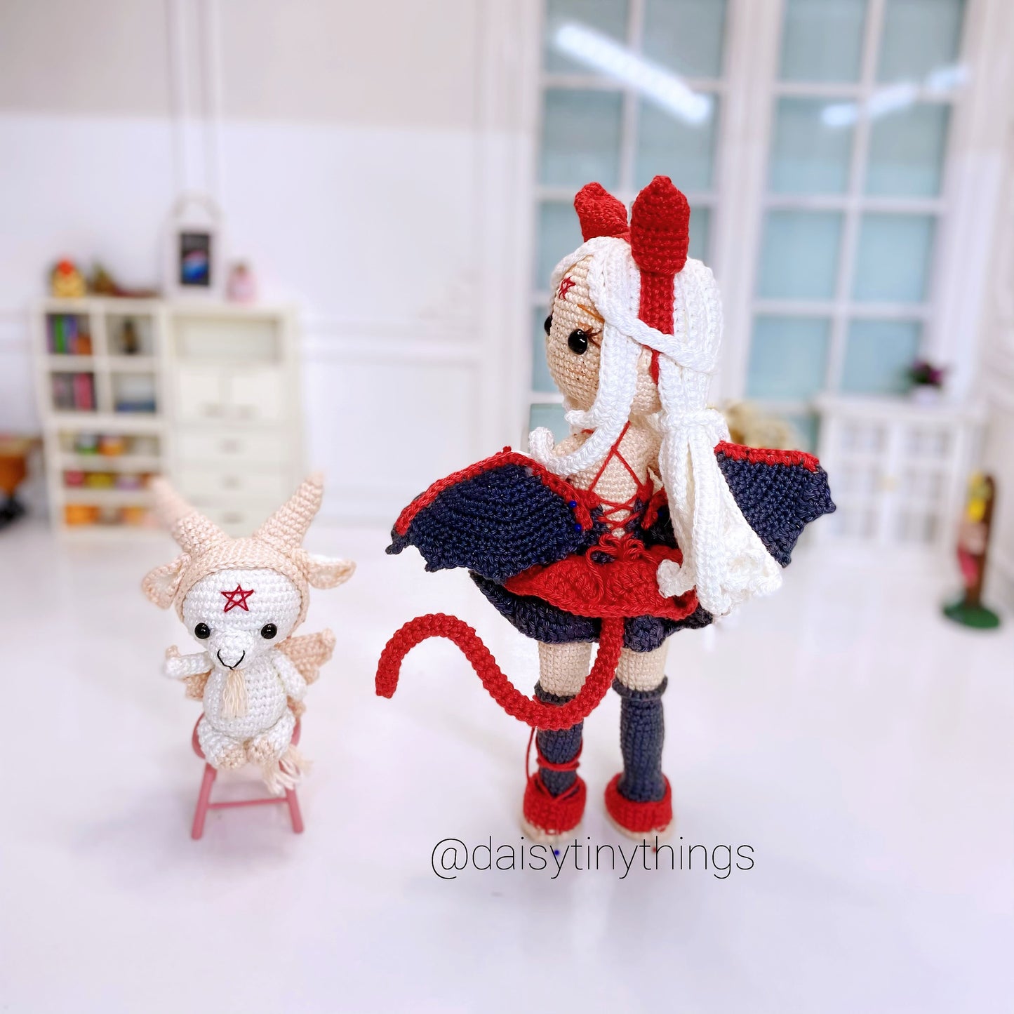 Lucy Satan doll and Baphomet (US term)