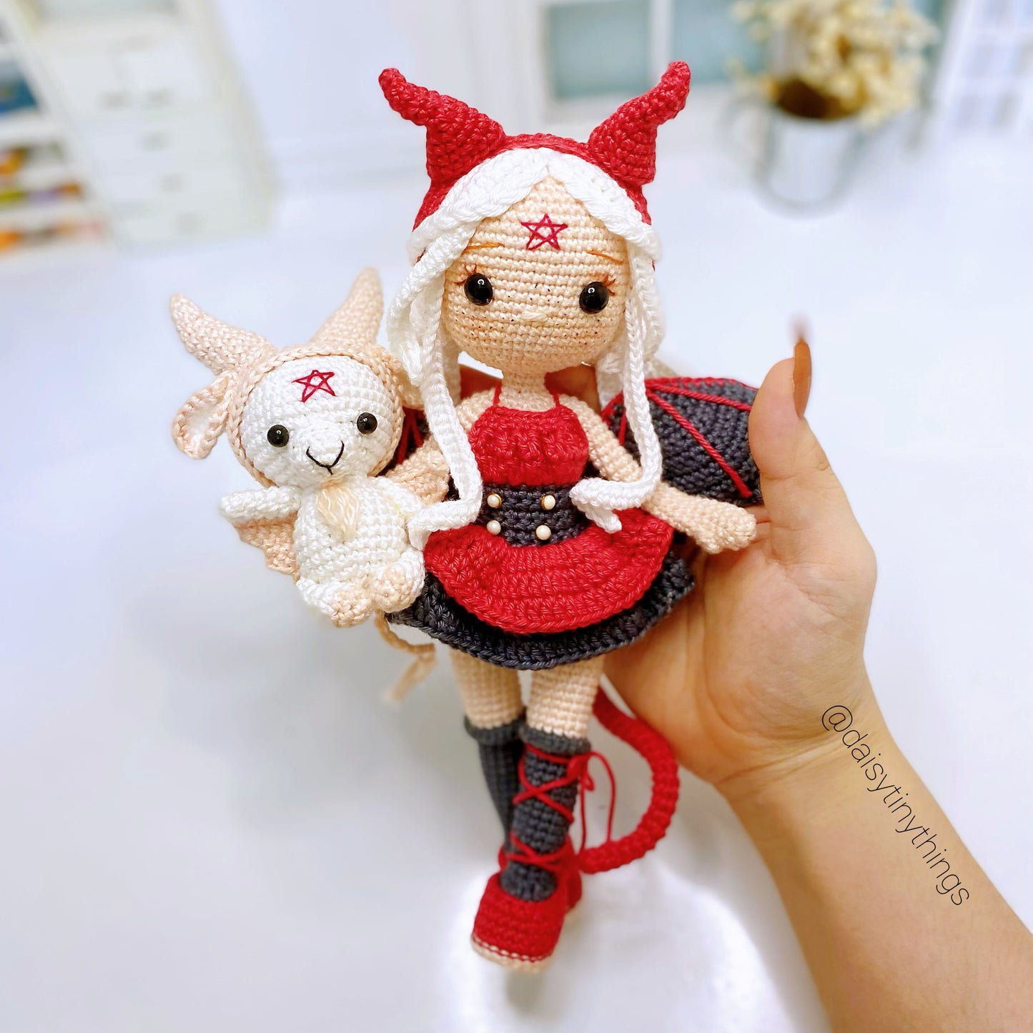 Lucy Satan doll and Baphomet (US term)